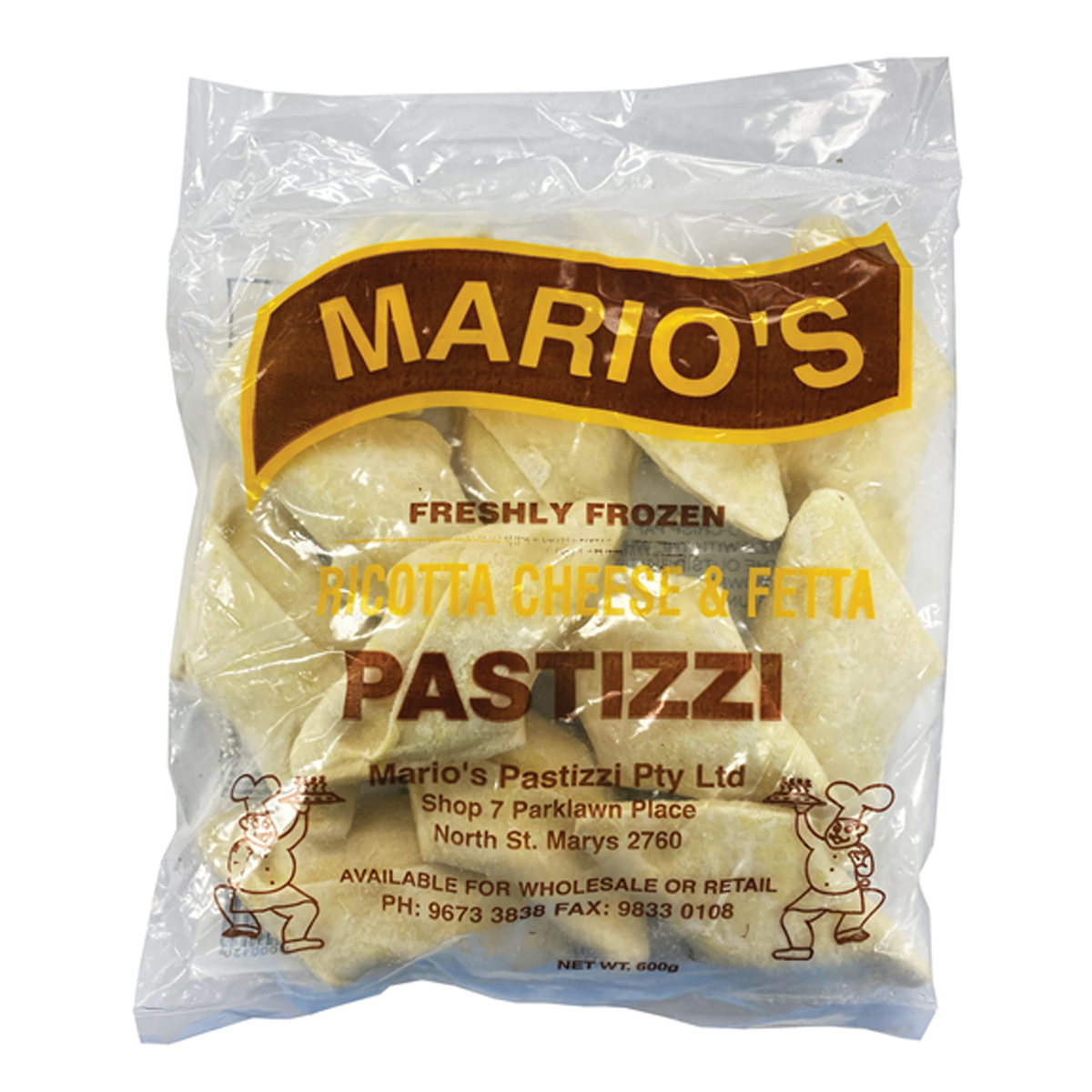 Mario's Pastizzi Ricotta and Fetta 500g