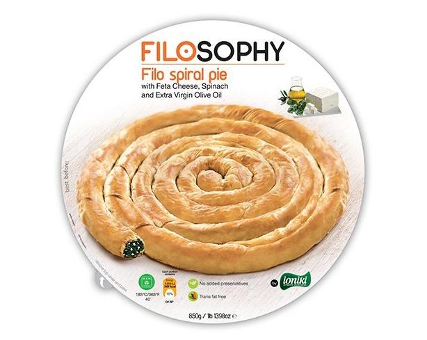 Filosophy Spinach & Feta Spiral Pie 850g