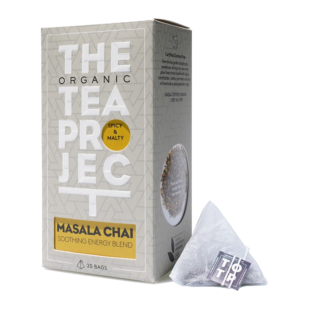 The Organic Tea Project Masala Chai Organic Teabags x20 50g