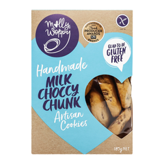 Molly Woppy Artisan Cookies Milk Choccy Chunk Gluten-Free 185g