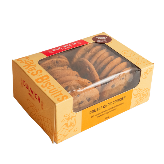 Dulwich Bakery Double Choc Chip Biscuits 350g