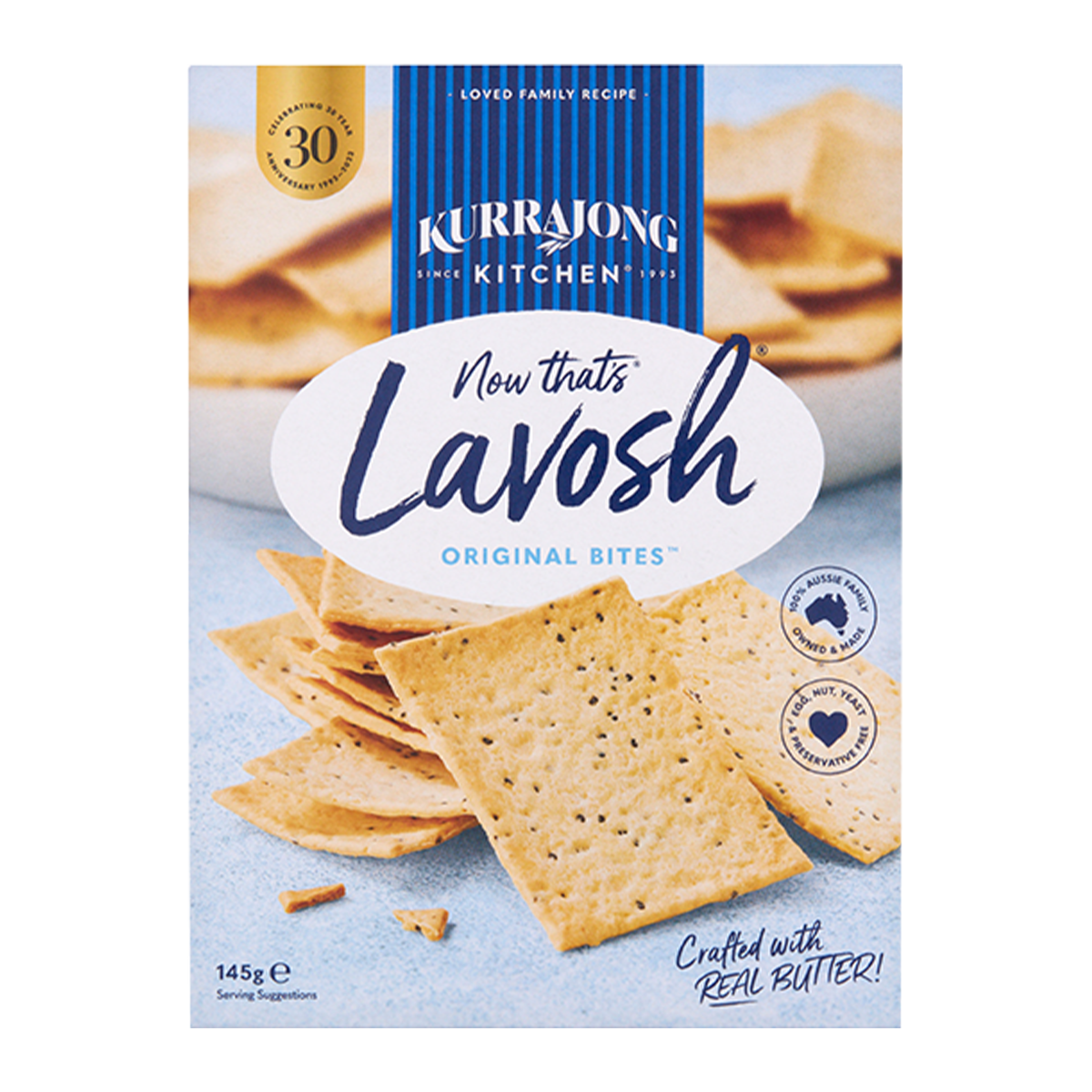 Kurrajong Kitchen Lavosh Bites Original 145g