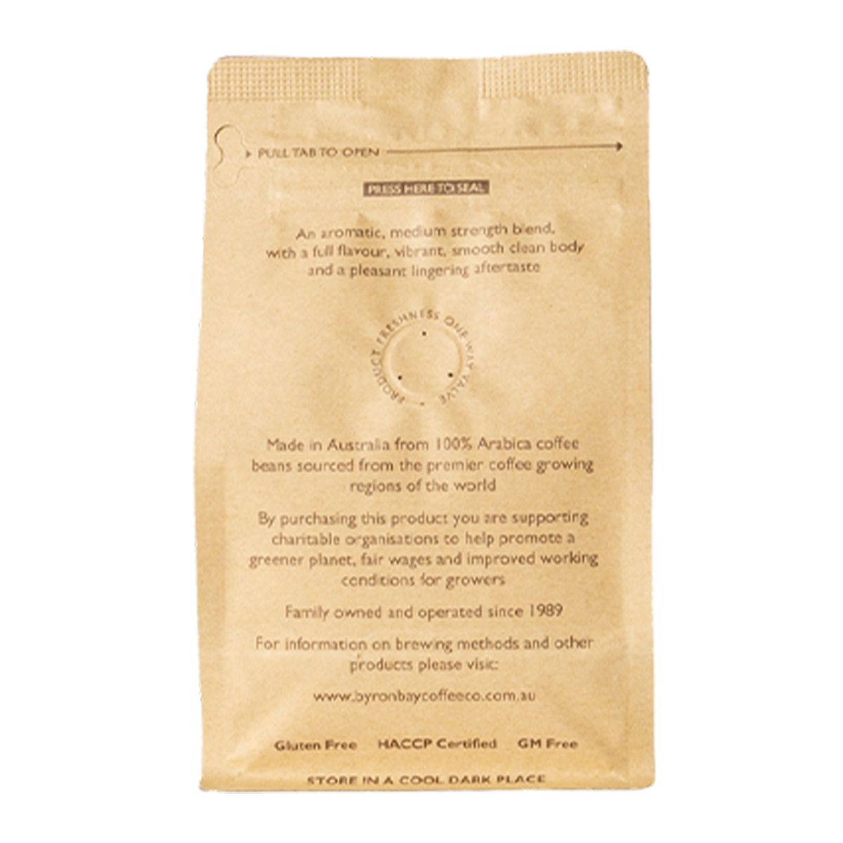 Byron Bay Coffee Co. Classic Plunger Ground Coffee 250g