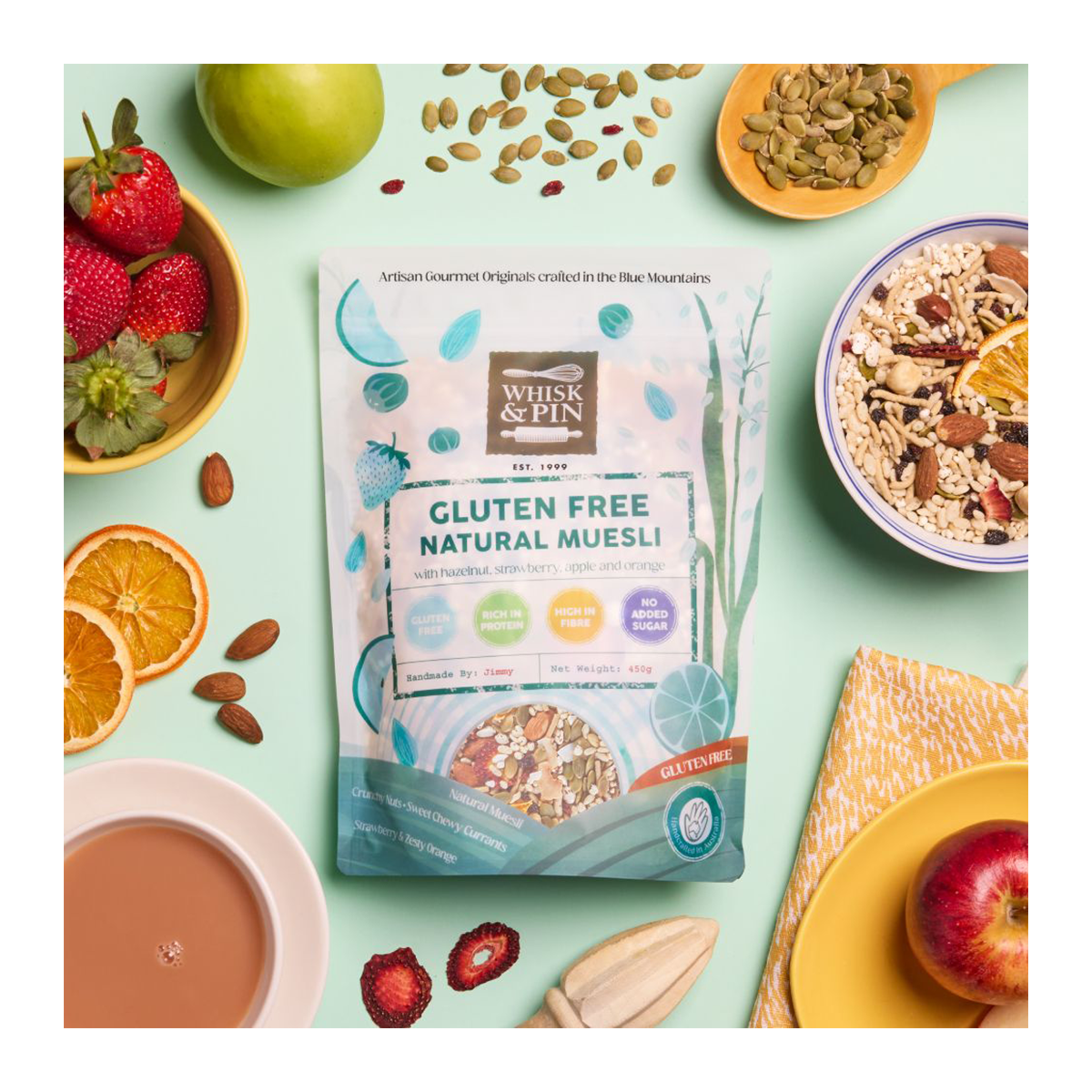 Whisk and Pin Gluten Free Muesli 450g