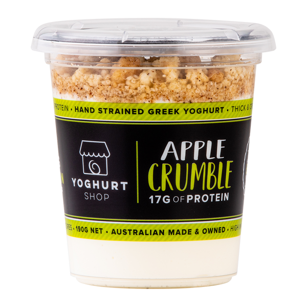 The Yoghurt Shop Apple Crumble 190g