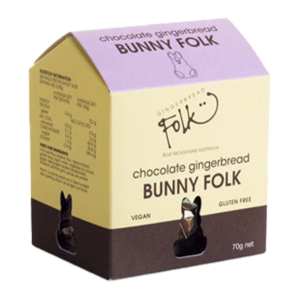 Gingerbread Folk Chocolate Gingerbread Bunny Folk 70g
