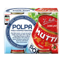 Mutti Polpa Finely Chopped Tomato 2x400g
