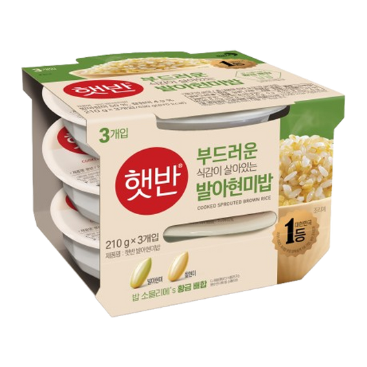 CJ Hetbanh Cooked Brown Rice 3 pk 210g