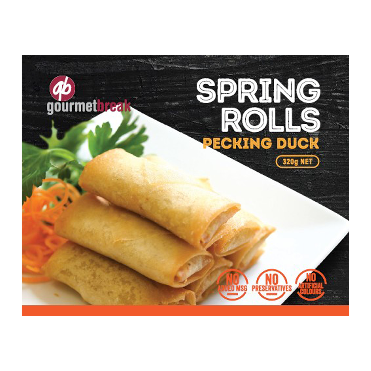 Gourmet Break Spring Rolls Pecking Duck 320g