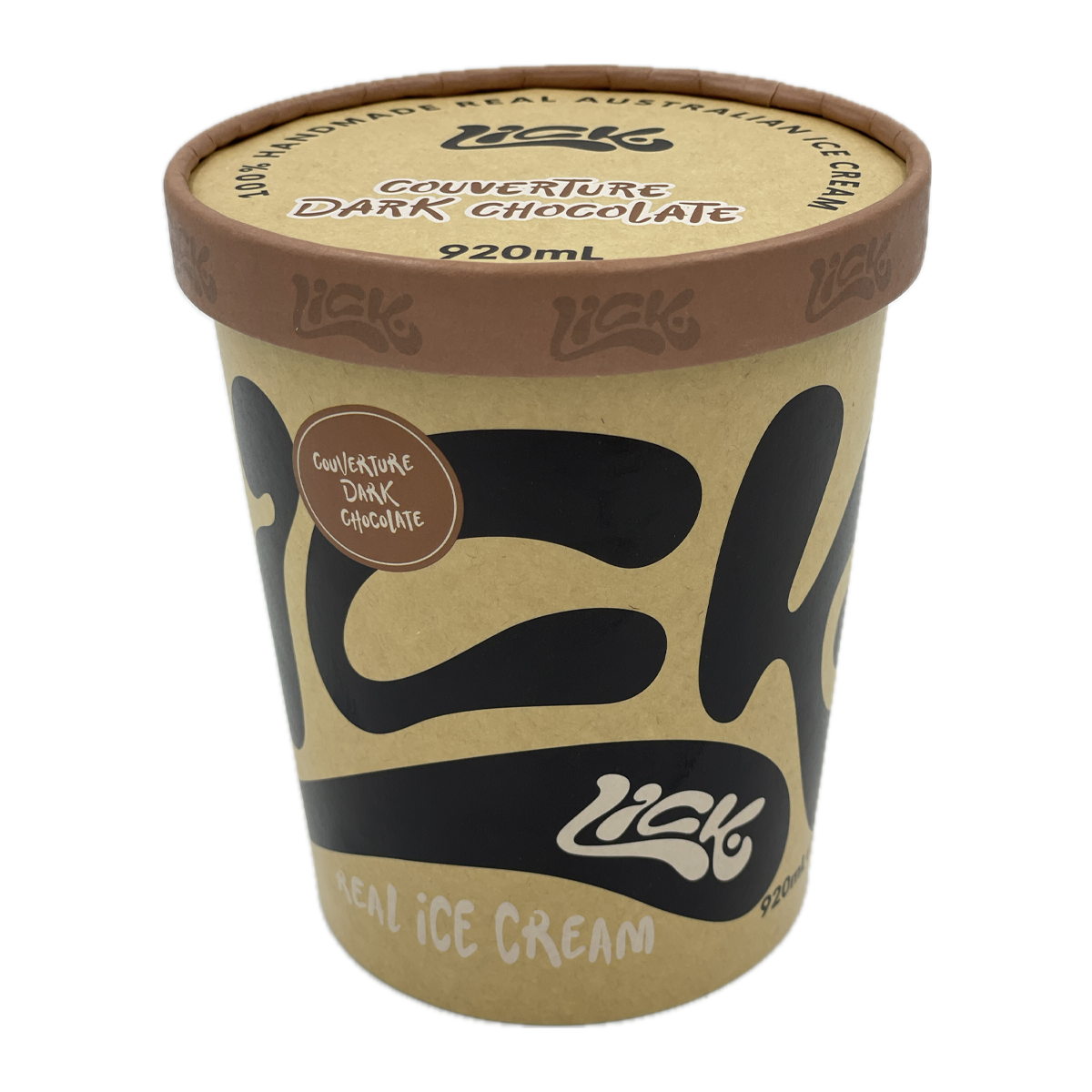 Lick Ice Cream Couverture Dark Chocolate 920ml