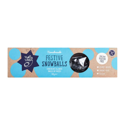 Molly Woppy Snowballs Chocolate Date 125g