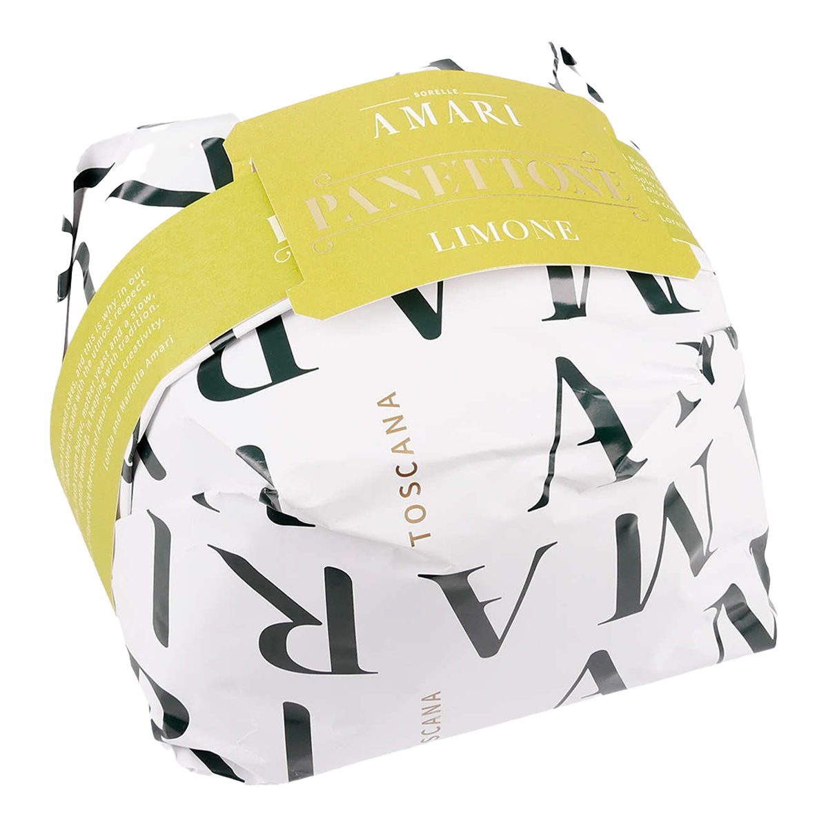Amari Panettone Box Lemon with White Chocolate Glaze 750g