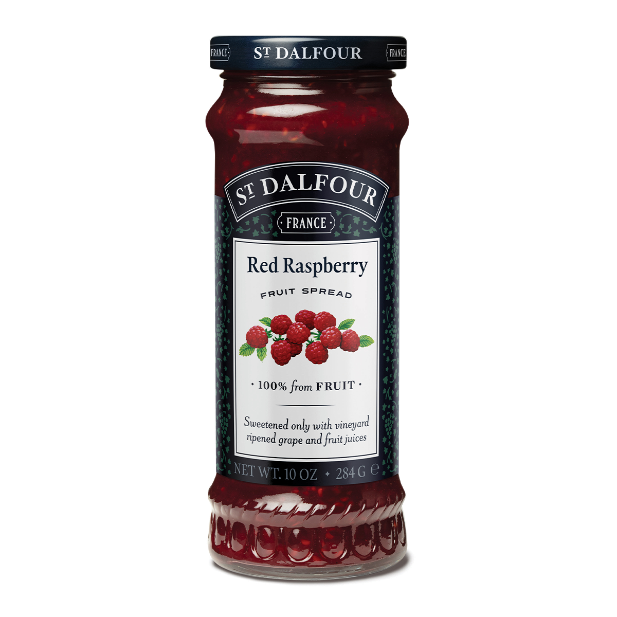 St Dalfour Red Raspberry Fruit Jam 284g