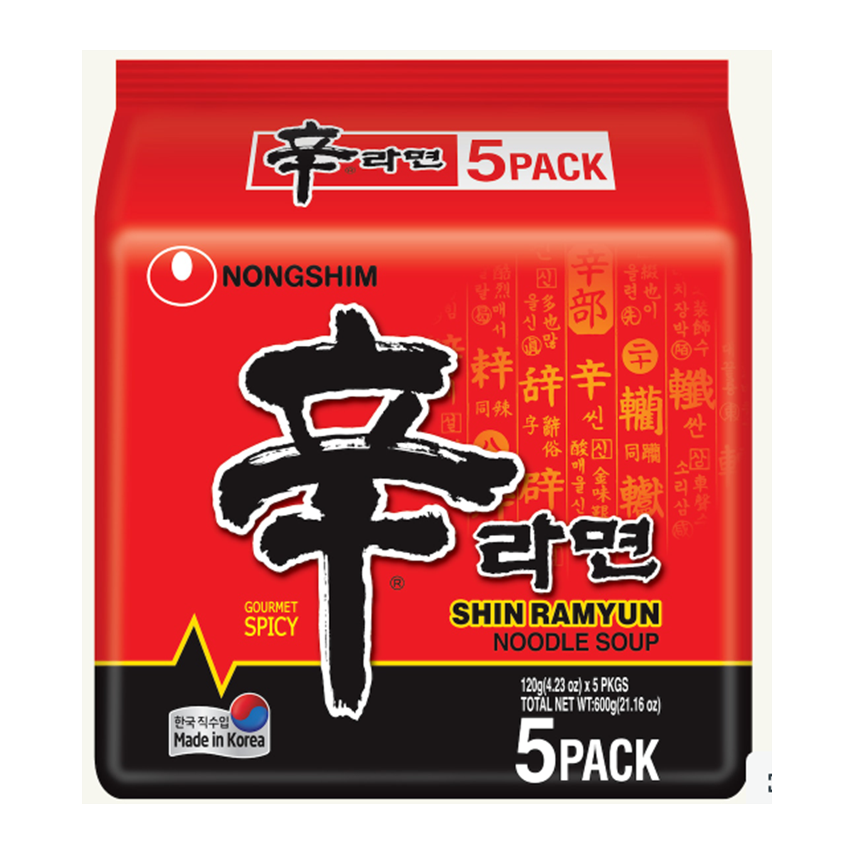Nongshim Shin Ramyun x5 600g