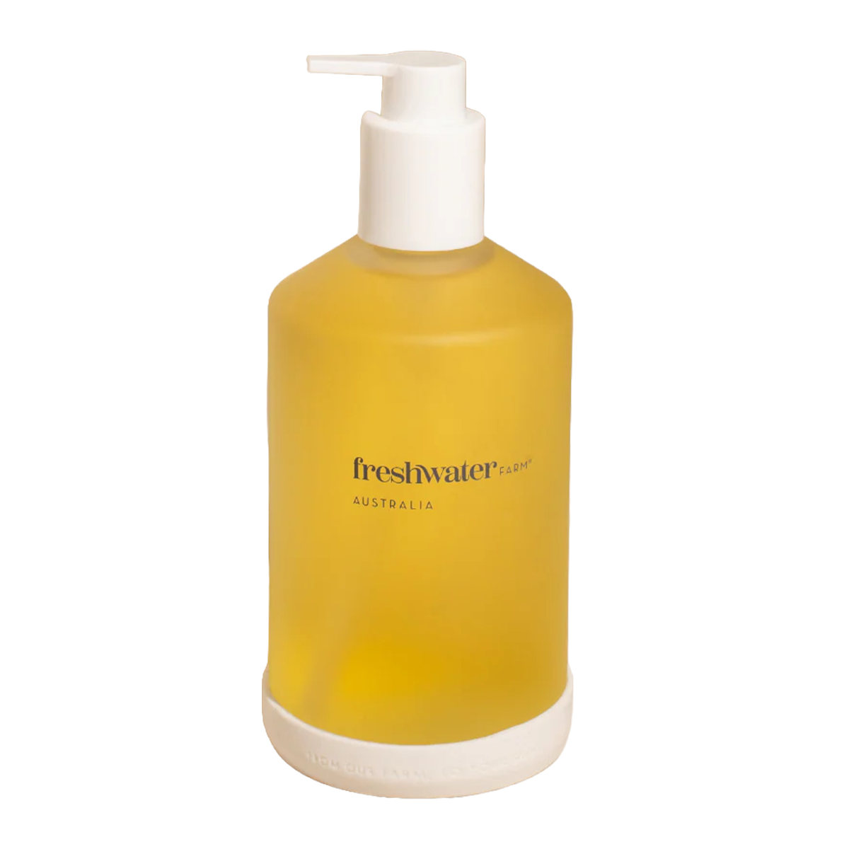 Freshwater Farm Soothing Lemon Myrtle Oil and Manuka Honey Hand Wash Glass Bottle 500ml