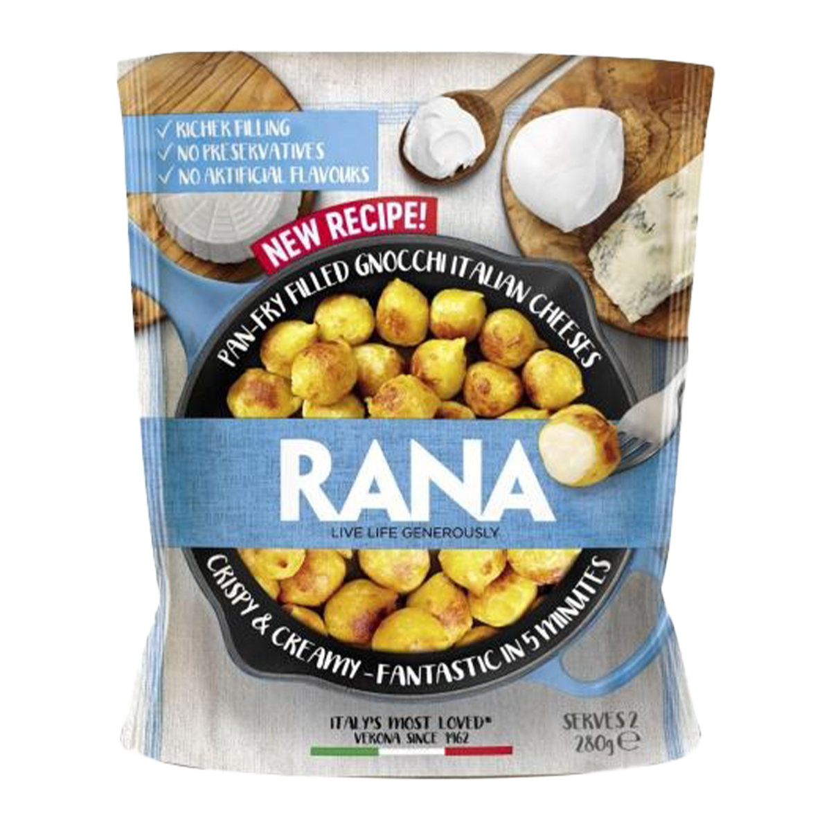 Rana Pan Fry Gnocchi Cheese 280g