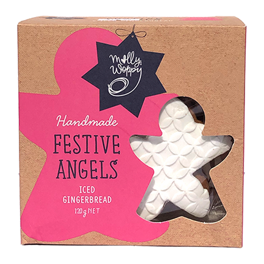 Molly Woppy Gingerbread Angels Iced 120g