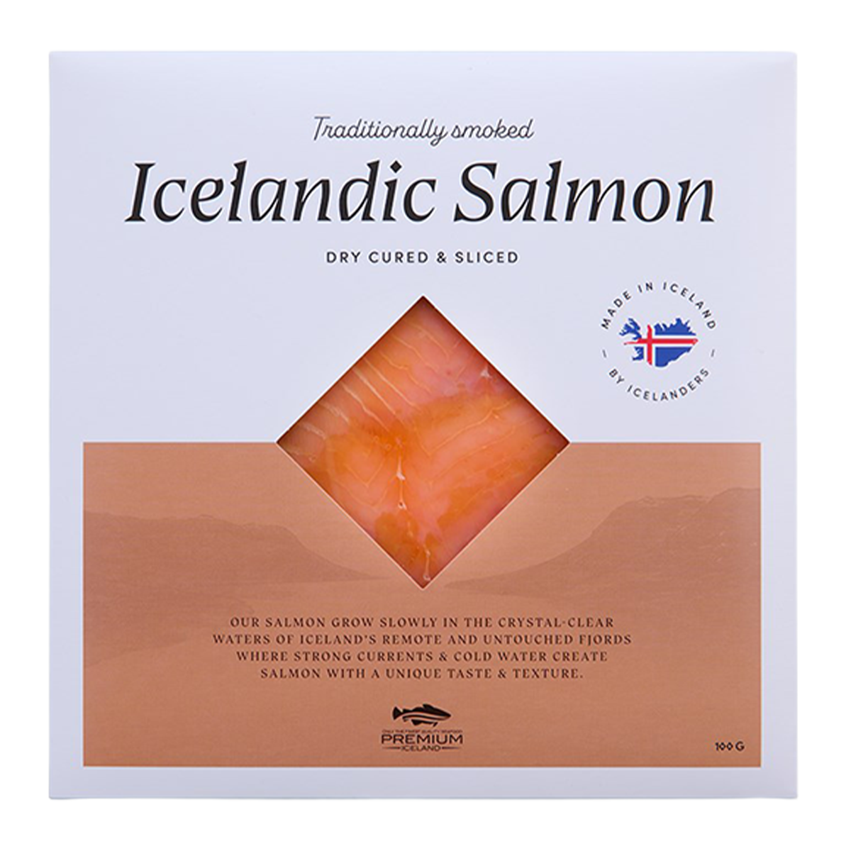 Icelandic Smoked Salmon 100g