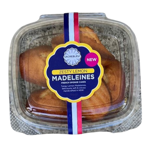 Sacrebleu Organic Zesty Lemon Madeleines 105g