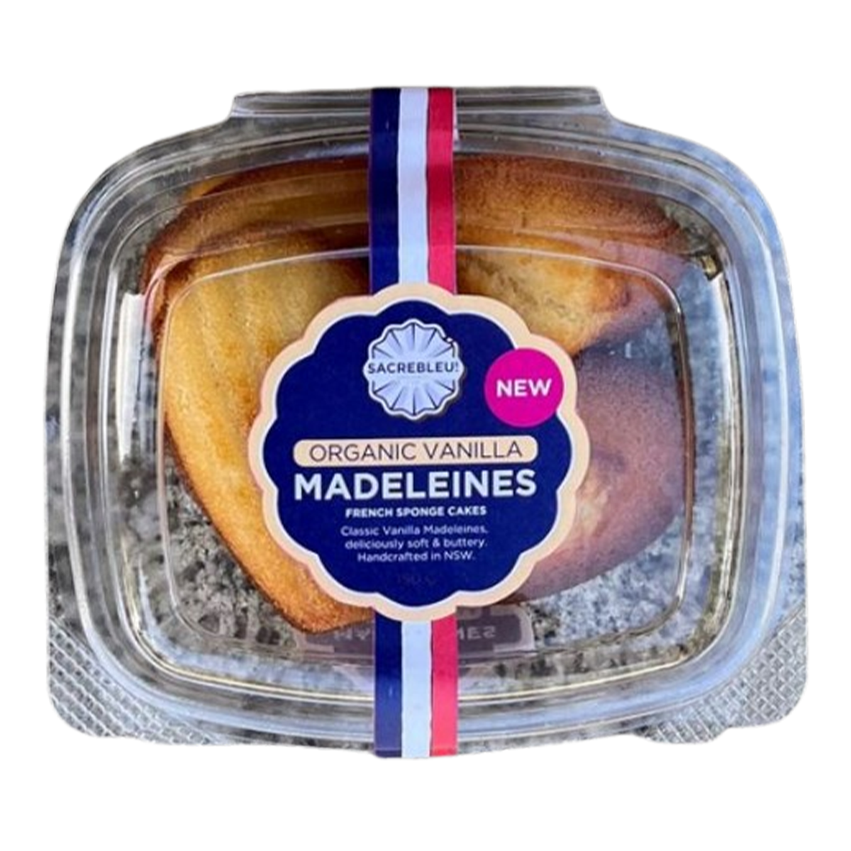 Sacrebleu Organic Zesty Vanilla Madeleines 105g