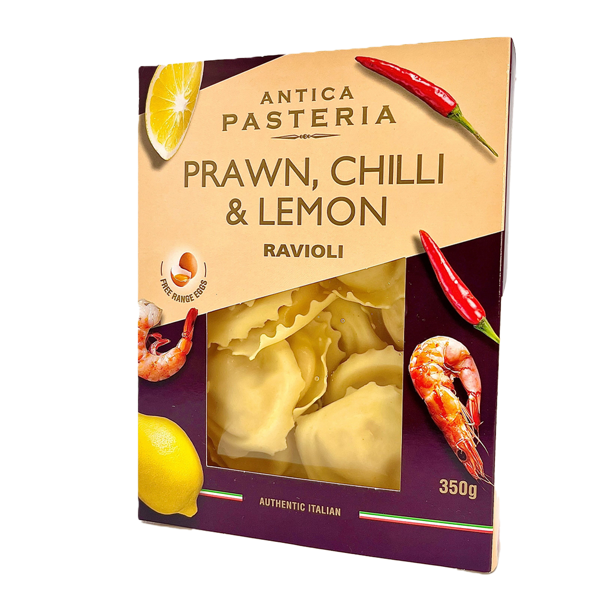 Antica Pasteria Prawn, Chilli & Lemon Ravioli 350g