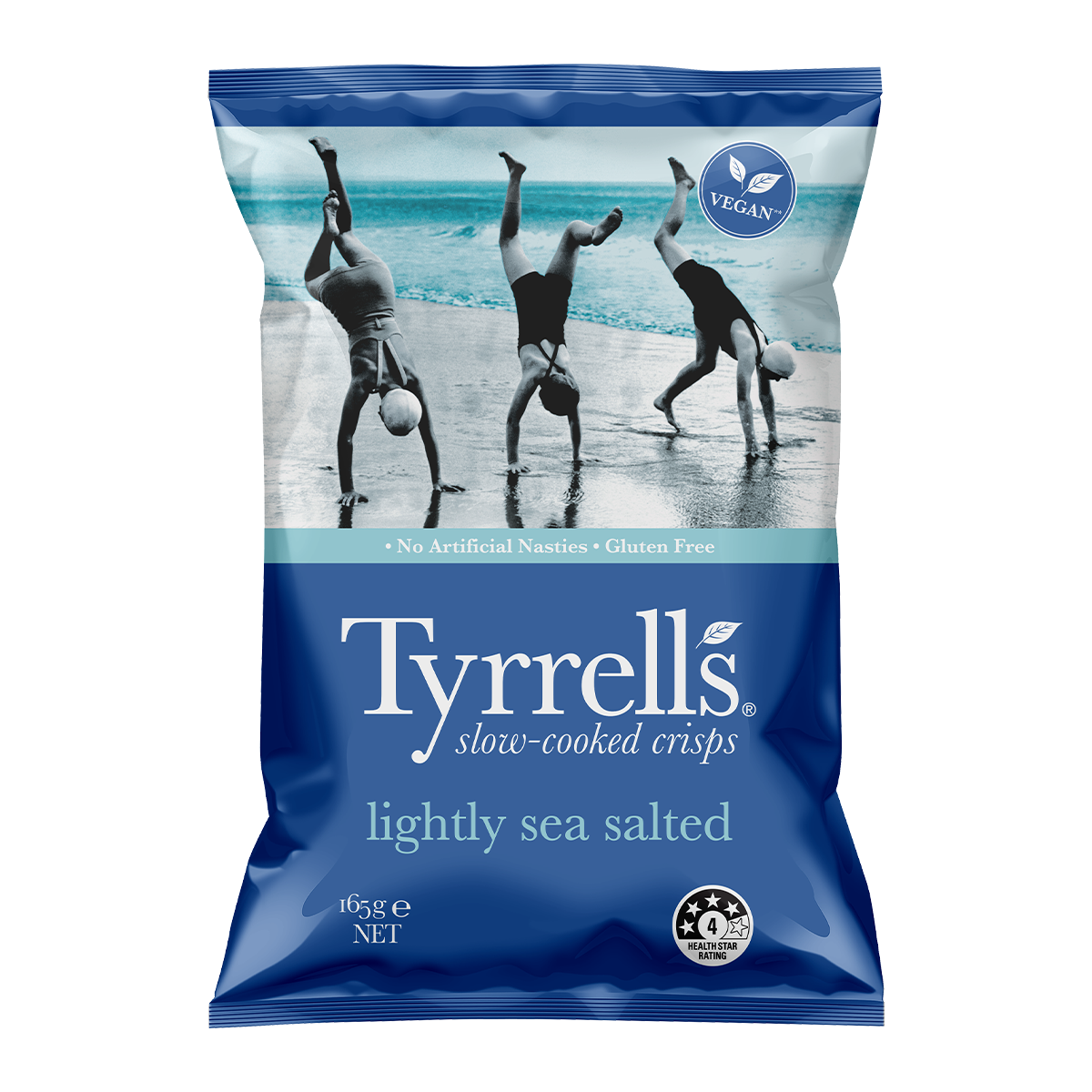 Tyrrells Crisps Lightly Sea Salted 165g