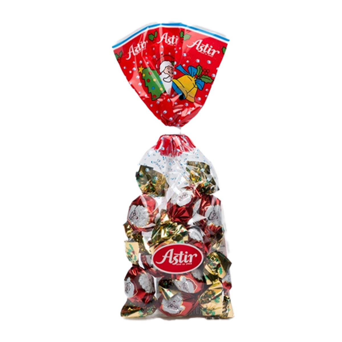 Astir Gold Foil Chocolate Christmas Twist 135g
