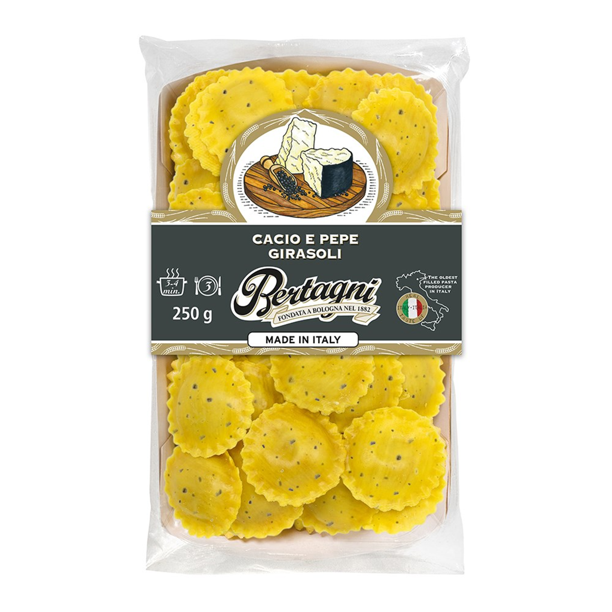 Bertagni Cacio E Pepe Girasoli 250g | Harris Farm Markets Online