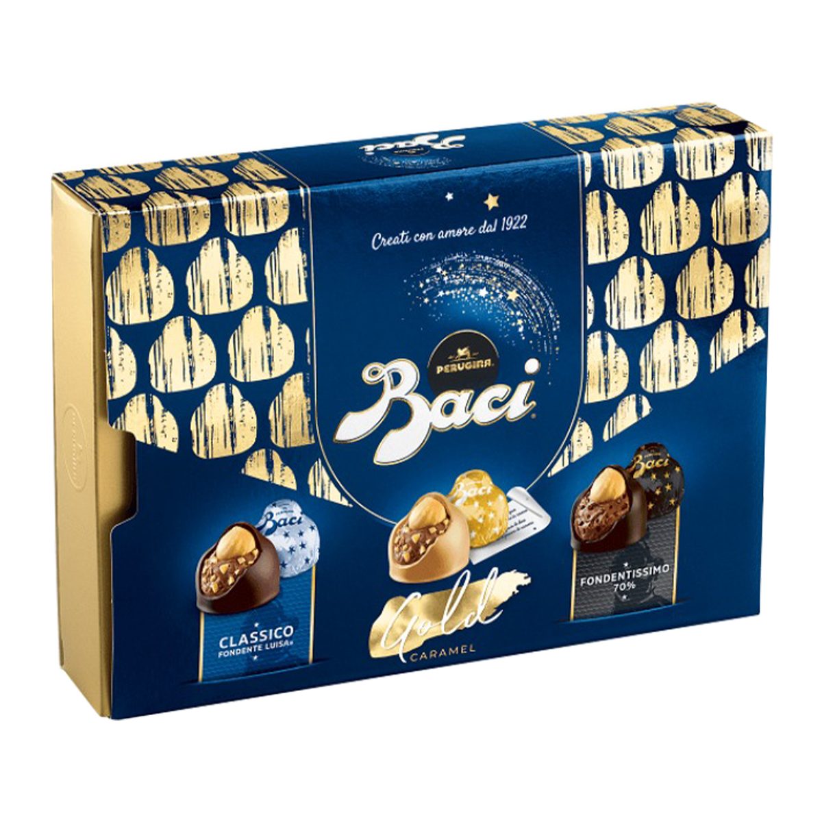 Baci Assorted Chocolate Sparkling Gold Box 250g