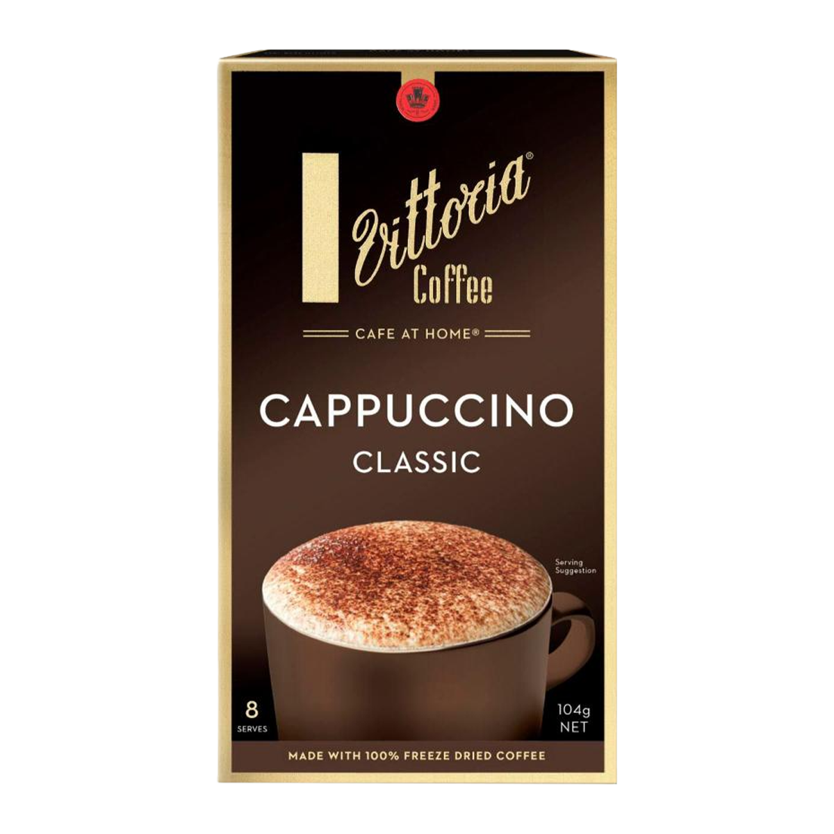 Vittoria Cappuccino Classic Coffee x8 104g
