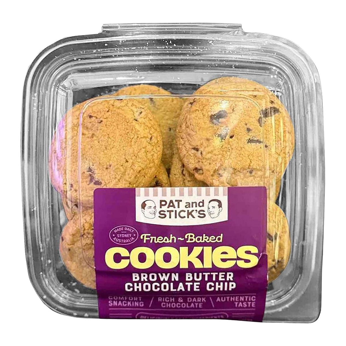 Pat and Stick's Brown Butter Chocolate Chip Cookies 200g