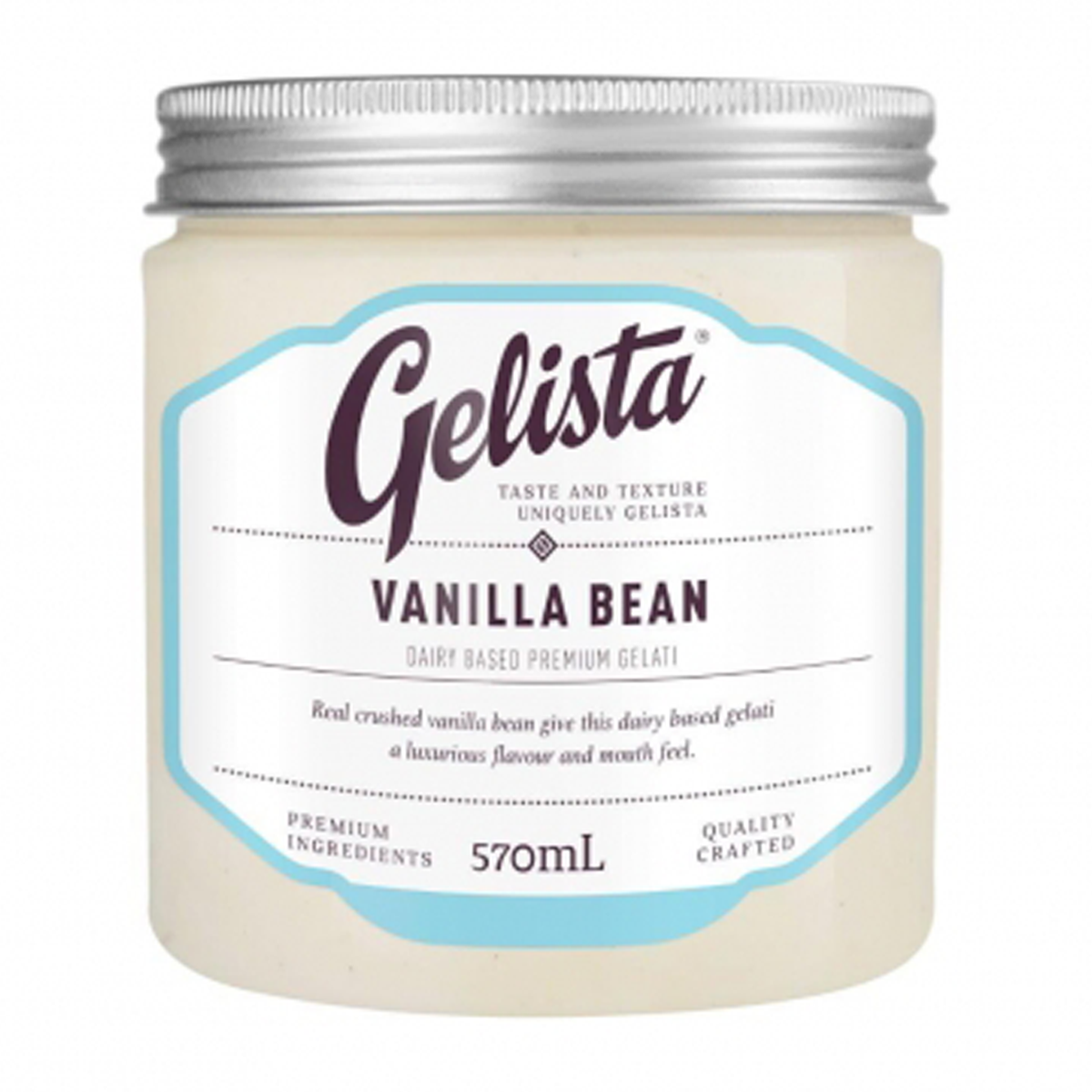 Gelista Gelato Vanilla Bean 570ml