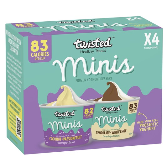 Twisted White Chocolate & Coconut Passion x4 480ml