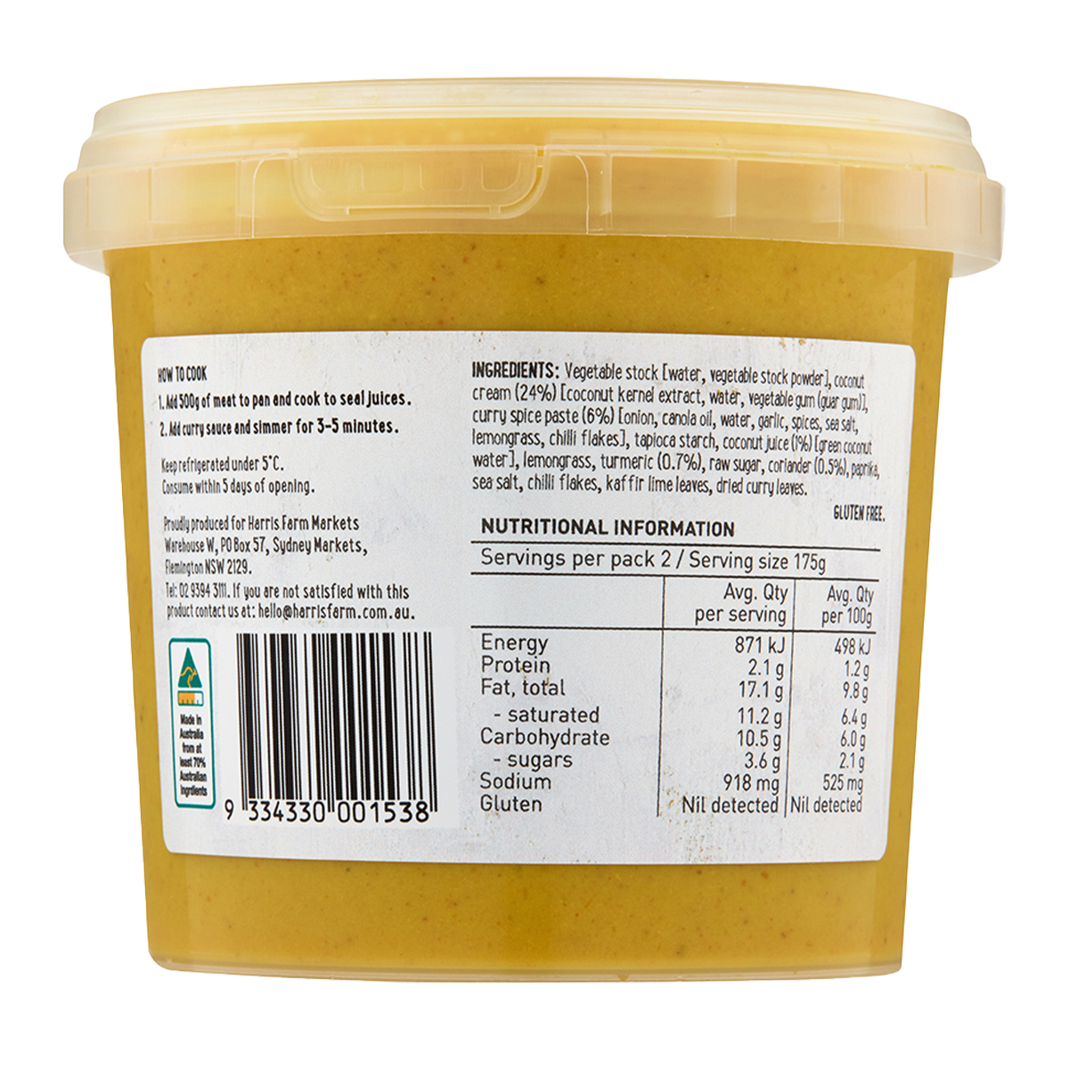 Yalla Yellow Curry Sauce 350g