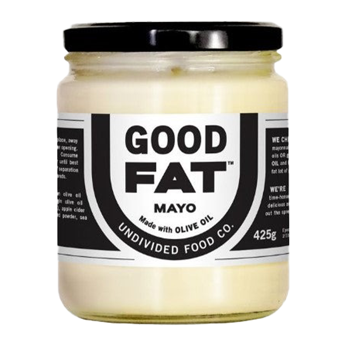 Undivided Food Co. Good Fat Mayo Jumbo 425g