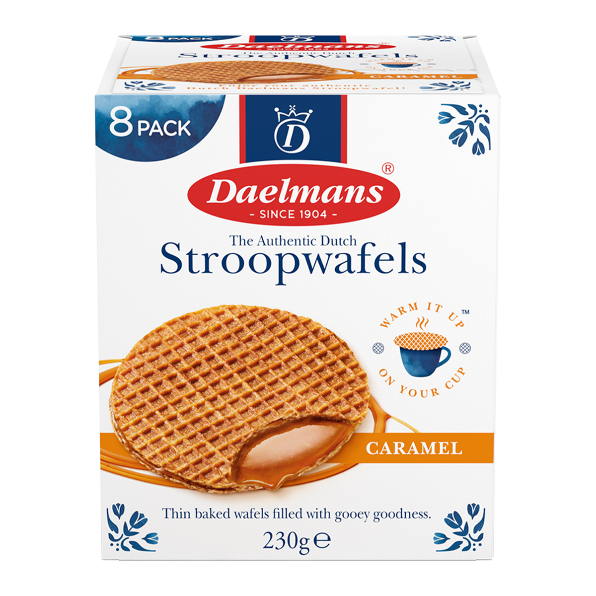Daelmans Stroopwafels Caramel x8 230g