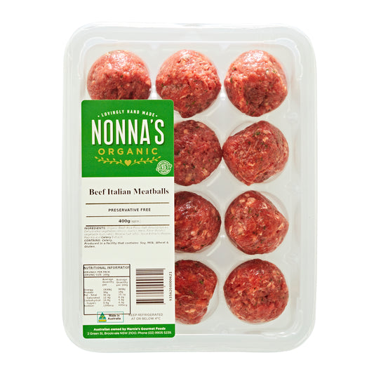Nonna's Organic Beef Meatball 400g