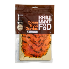 Fish in the Family Brilliant Food Hot Ocean Trout Gravlax 100g