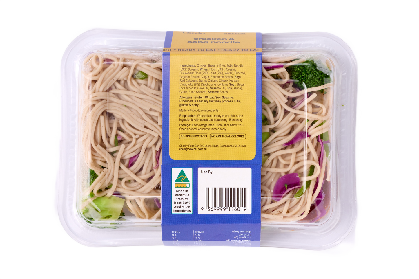Cheeky Poke Chicken & Soba Noodle Poke Bowl 350g