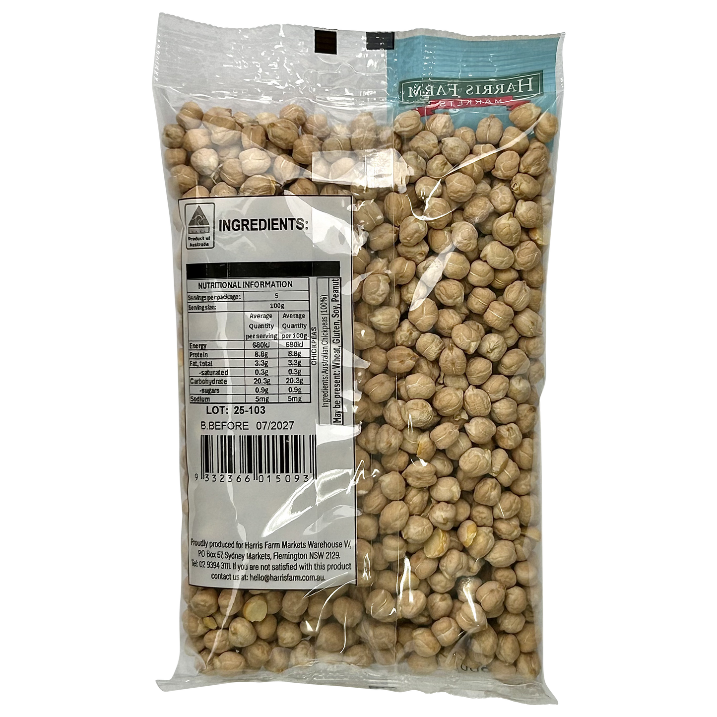 Harris Farm Australian Chickpeas 500g