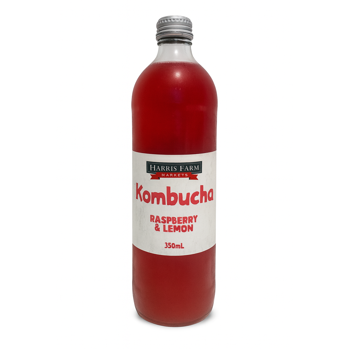 Harris Farm Kombucha Raspberry Lemon 350ml