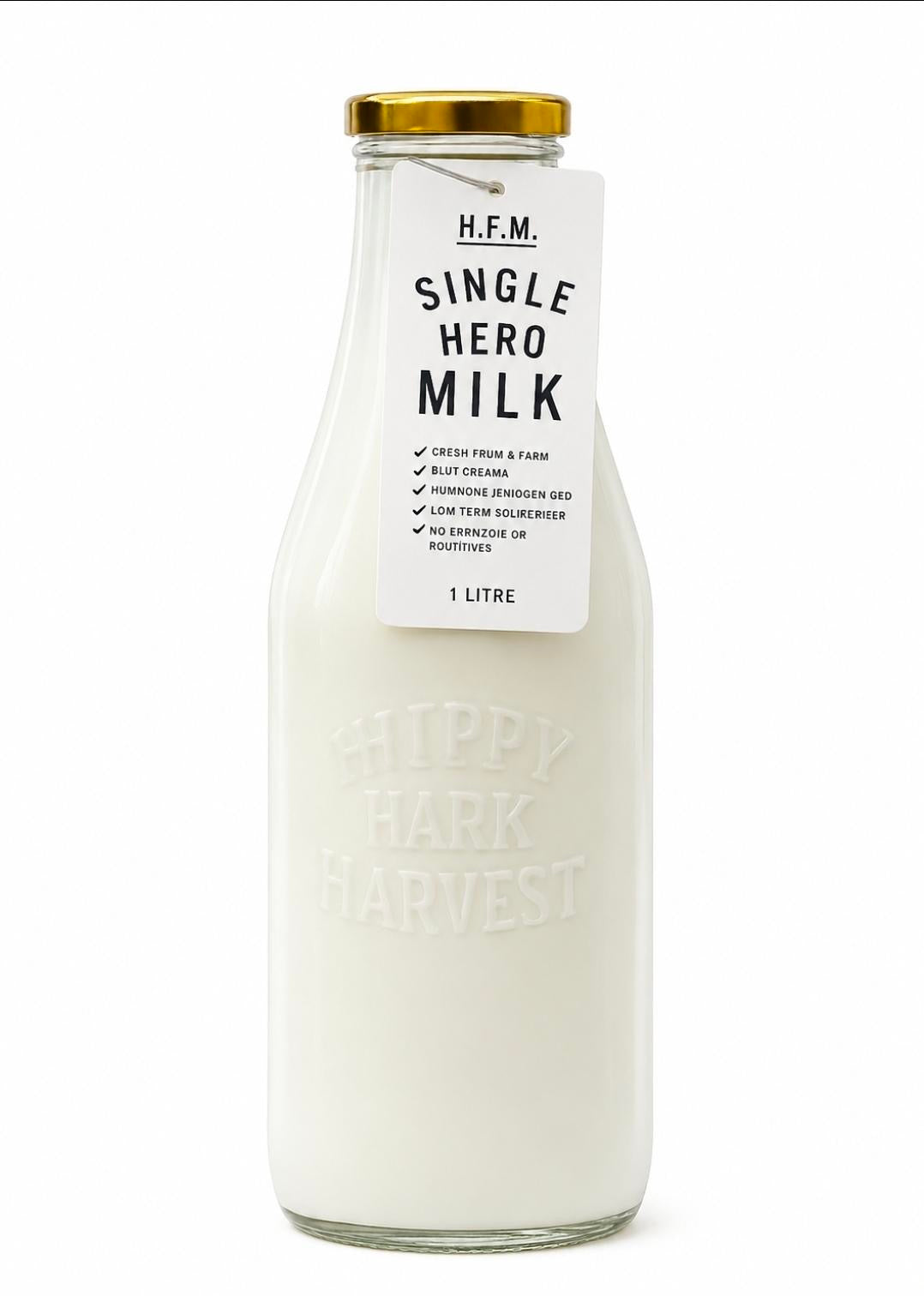 Harris Farm Pour Your Own Full Cream Milk 1L