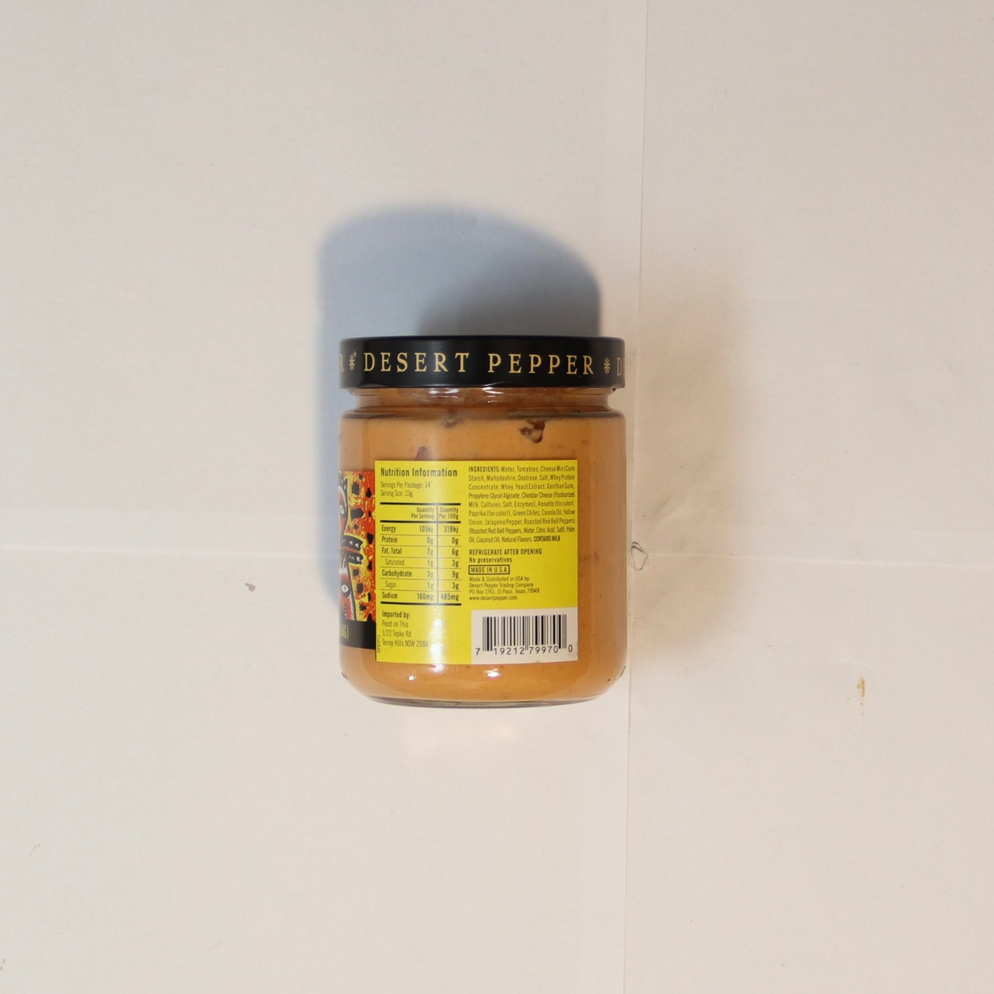 Desert Pepper Chili Con Queso Medium 454g