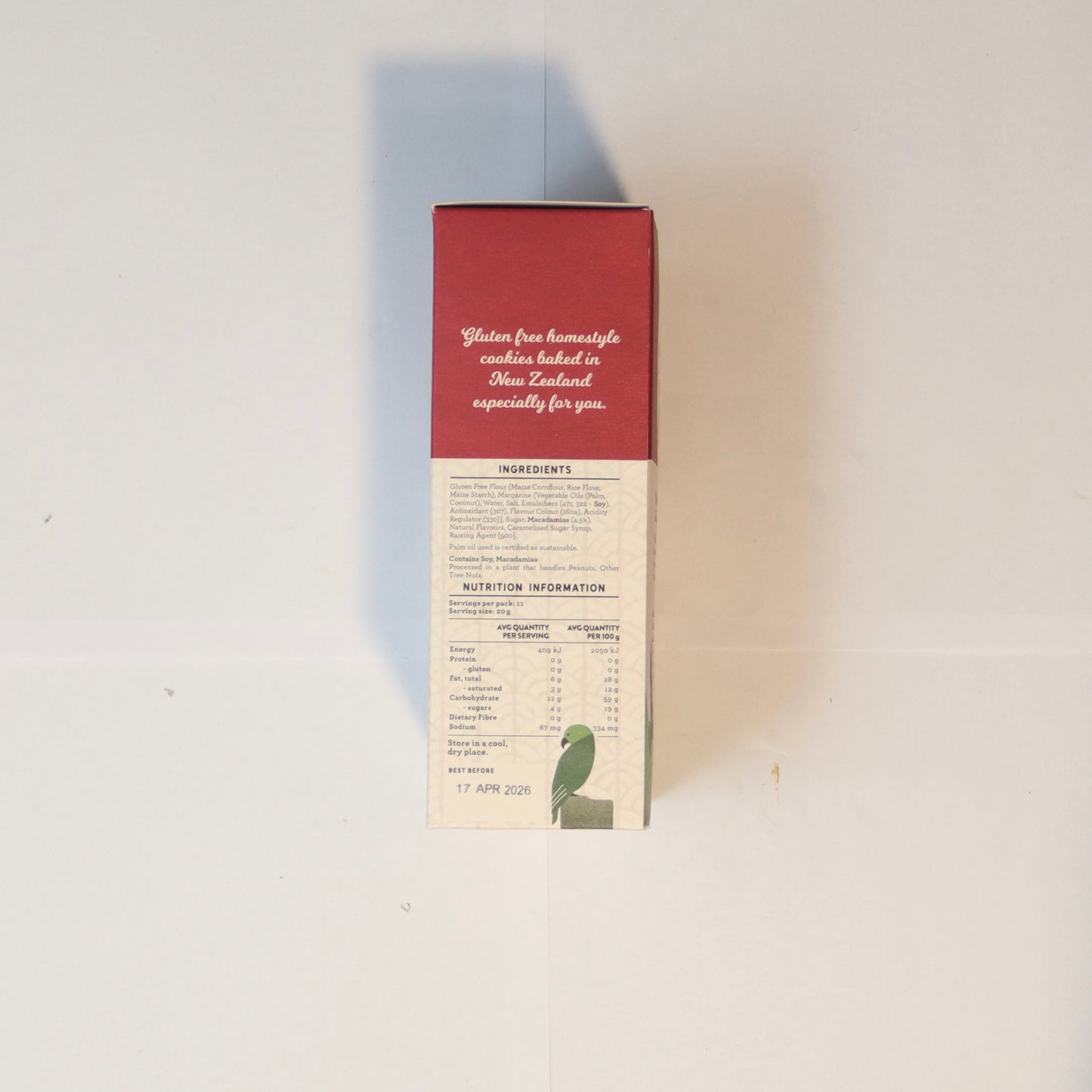 Kea Cookies Macadamia Gluten Free 250g