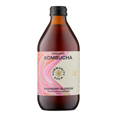 Kommunity Brew Organic Kombucha Raspberry Blossom 375ml