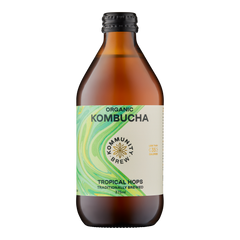 Kommunity Brew Organic Kombucha Tropical Hops 375ml