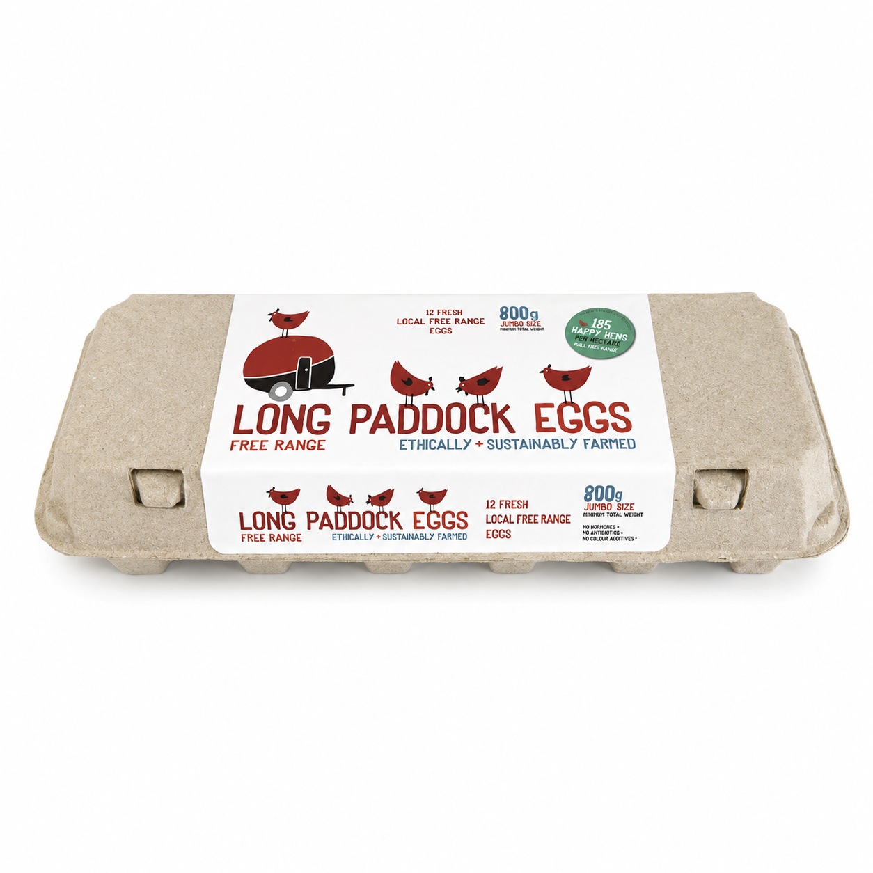 Long Paddock Free Range Eggs 800g