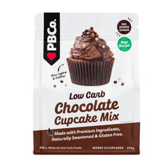 PBCo. Low Carb Chocolate Cupcake Mix 220g