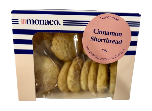Monaco Cinnamon Shortbread 250g