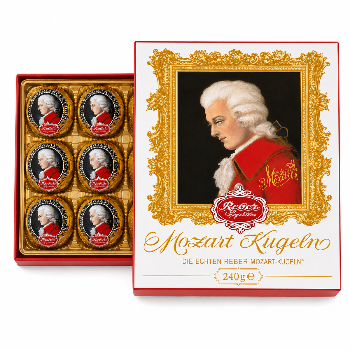 Reber Mozart Overwrap Chocolates 240g